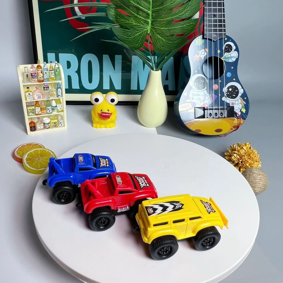 Toy Car Set of 5, Magnetic Wall Climbing Cars, Magnetic Toys for 3 Year Olds, Toy Cars That Climb Walls and Fridges