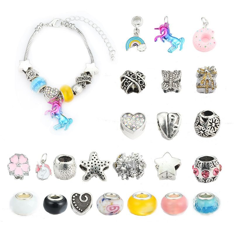Bracelet Making Kit with 24 Charms, Jewellery Advent Calendar for Teens – image 7