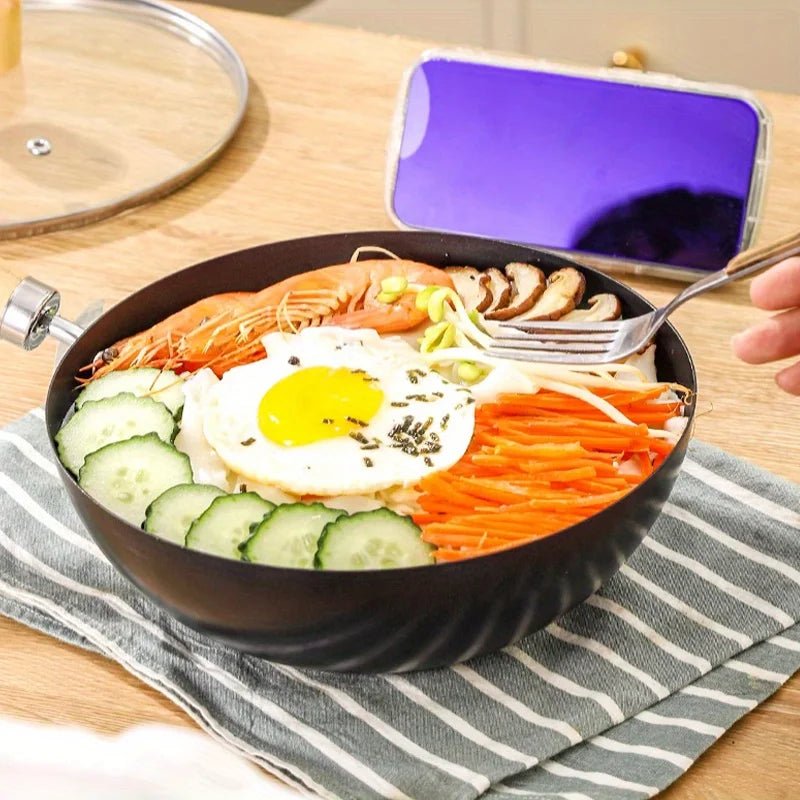 Cast Iron Pan, Small Cast Iron Frying Pan for Omelettes, Cast Iron Skillet Pan 22 to 28 cm for Gas Hob_04