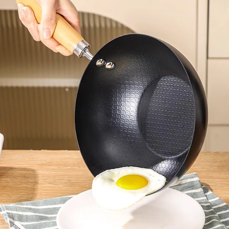 Cast Iron Pan, Small Cast Iron Frying Pan for Omelettes, Cast Iron Skillet Pan 22 to 28 cm for Gas Hob_05