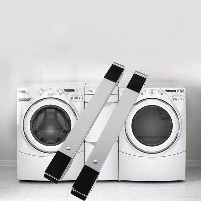 Washing Machine Stand with Wheels, Heavy Duty Trolley for Fridge and Furniture, Moving Dolly up to 300 kg, Set of 2