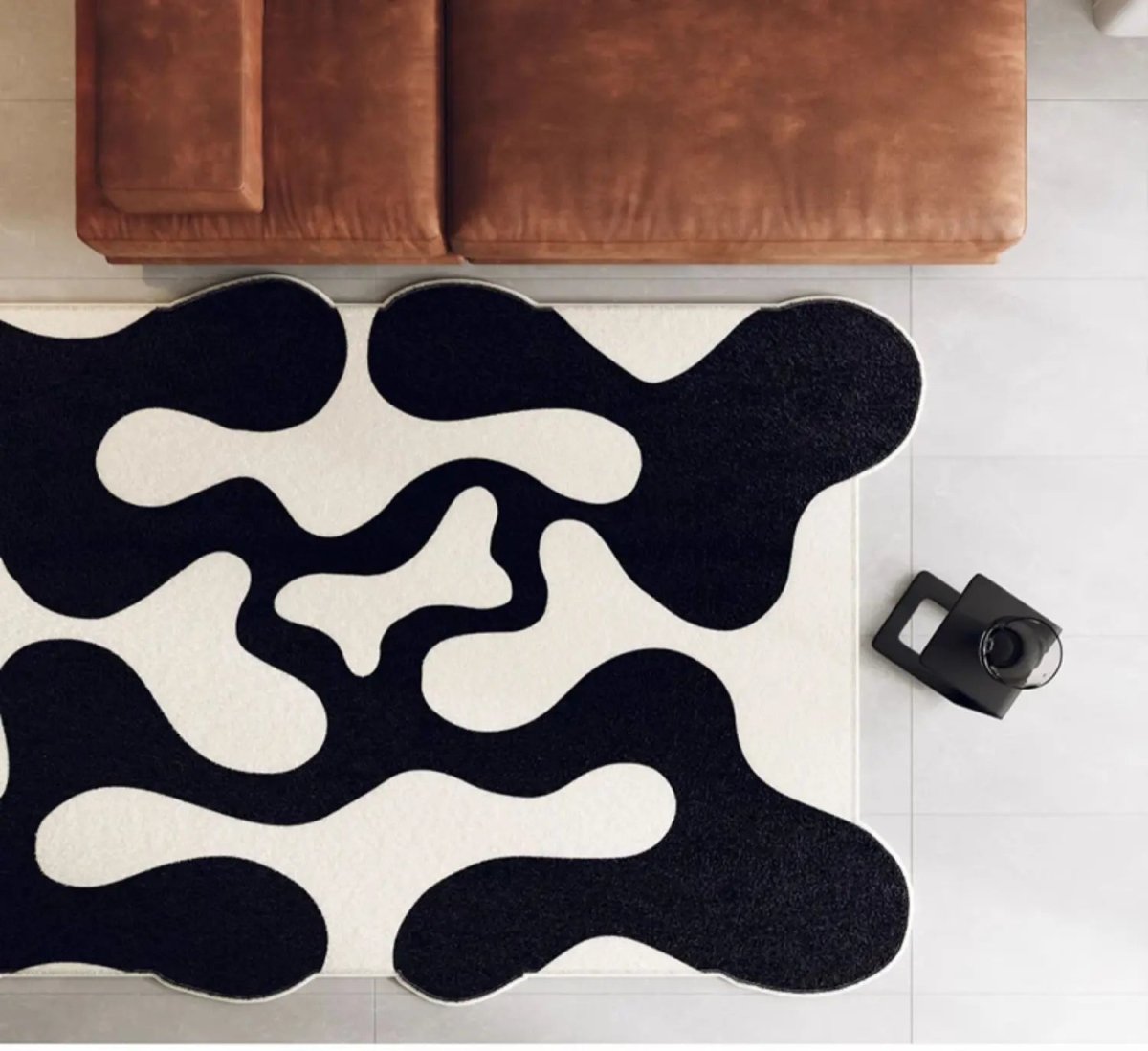 Washable Rugs for Living Room, Soft Patterned Rug for Bedroom, Children's Rug for Kids Room_04
