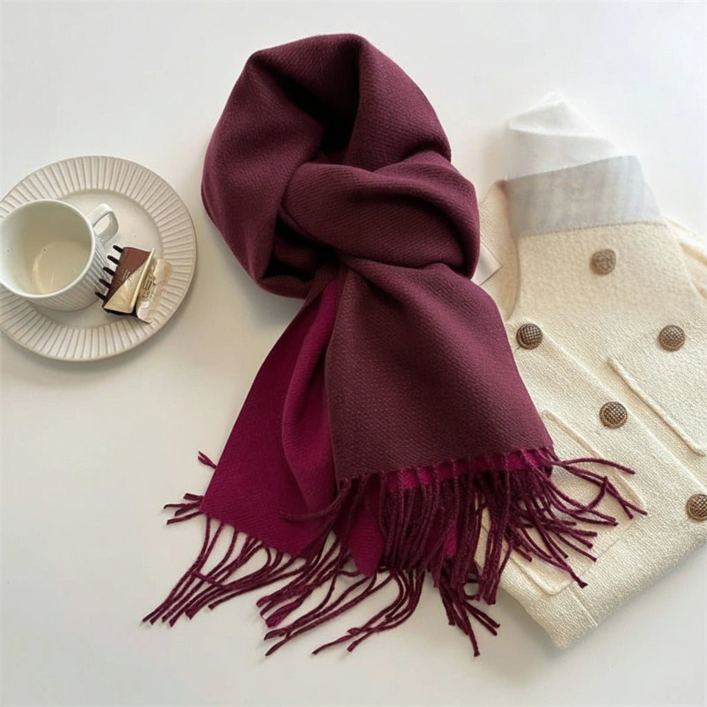 Pashmina Shawls with Tassels, Wrap Shawl for Evening and Office – image 6
