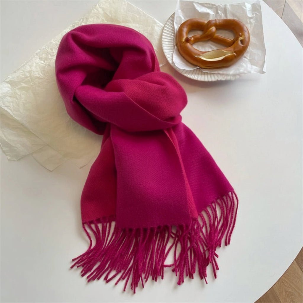 Pashmina Shawls with Tassels, Large Scarf 60 x 200 cm – image 7