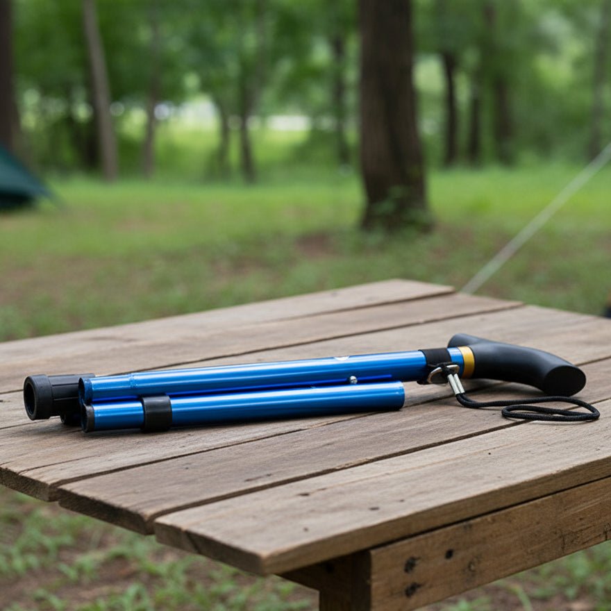 Trekking Poles, Adjustable Hiking Poles, Aluminium Walking Poles with Ergonomic Handle, Walking Stick for Hiking