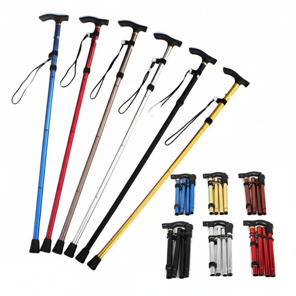 Trekking Poles, Aluminium Walking Poles with Ergonomic Handle