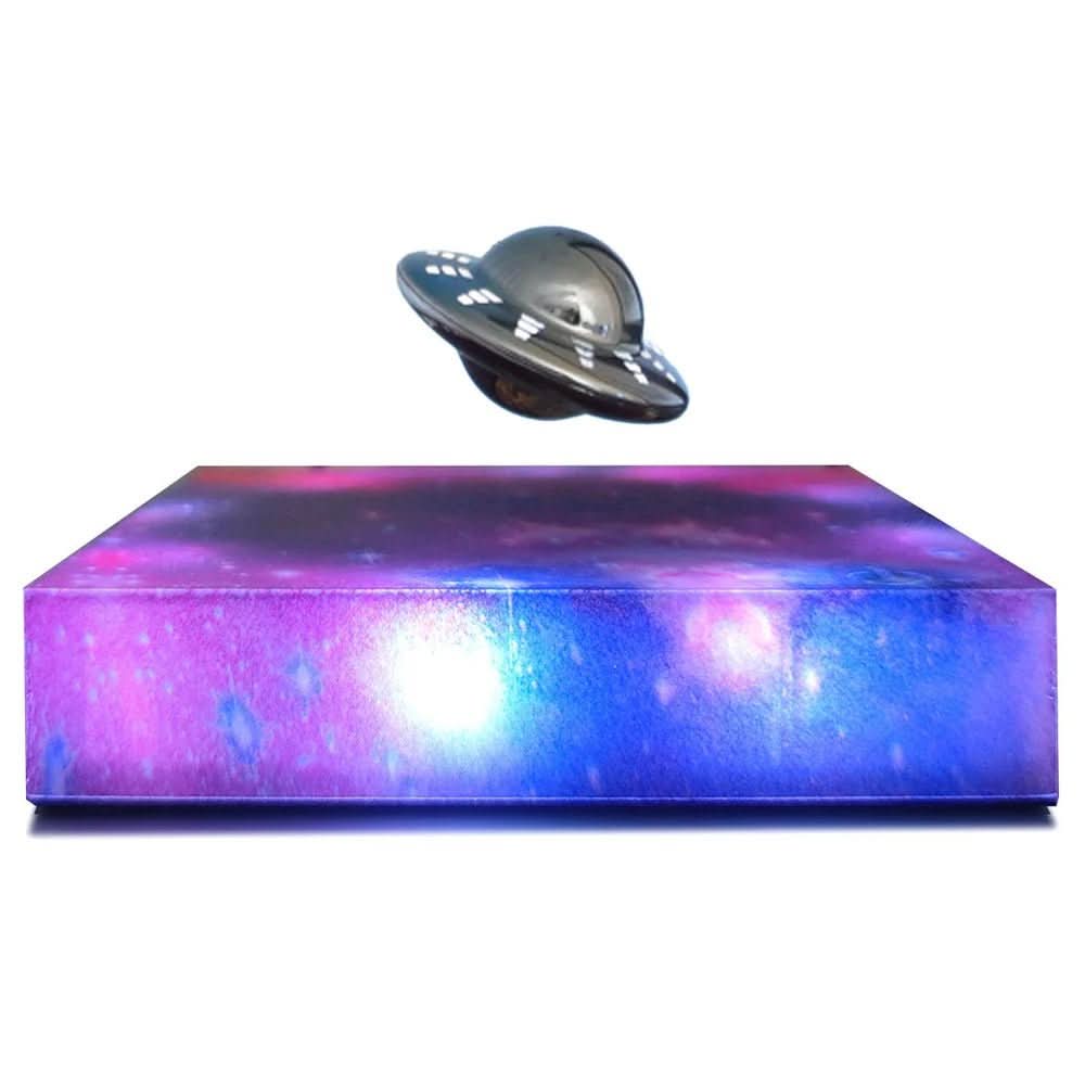 Night Lights, Levitating Lamp with Floating Spaceship, LED Night Lamp 360 Rotating, Space Gifts and Room Decor_05