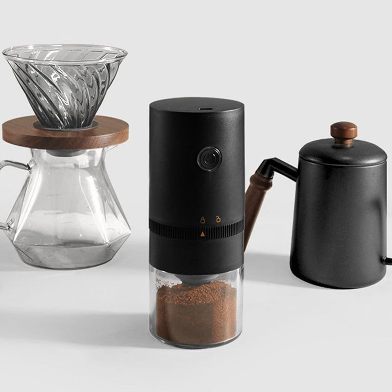 Electric Coffee Grinder, Cordless Coffee Bean Grinder with Stainless Steel Housing – image 6