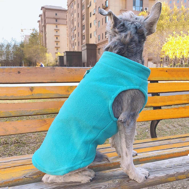 Warm Dog Vest with D Ring, Fleece Dog Coat for Small Dogs and Cats, Warm Dog Jacket_13