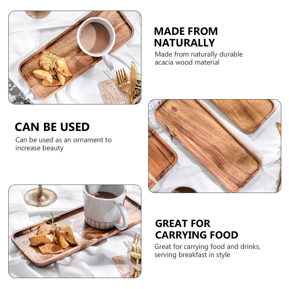 Large Wooden Chopping Board with Juice Grooves, Cheese Board for Serving – image 5