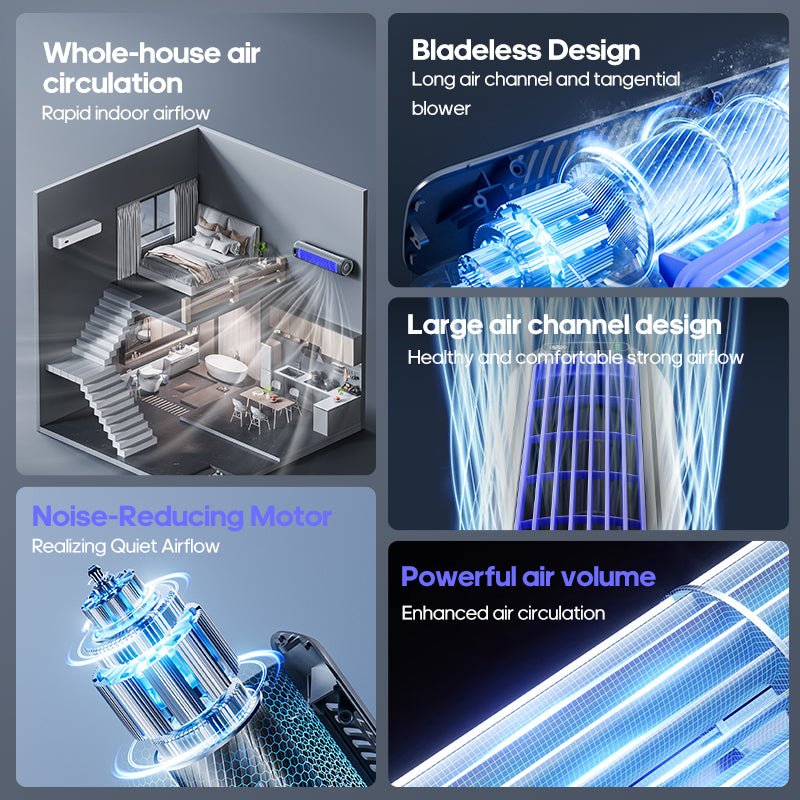 Desk Fan Rechargeable, Cordless Mini Table Fan for Bedroom and Office – image 8