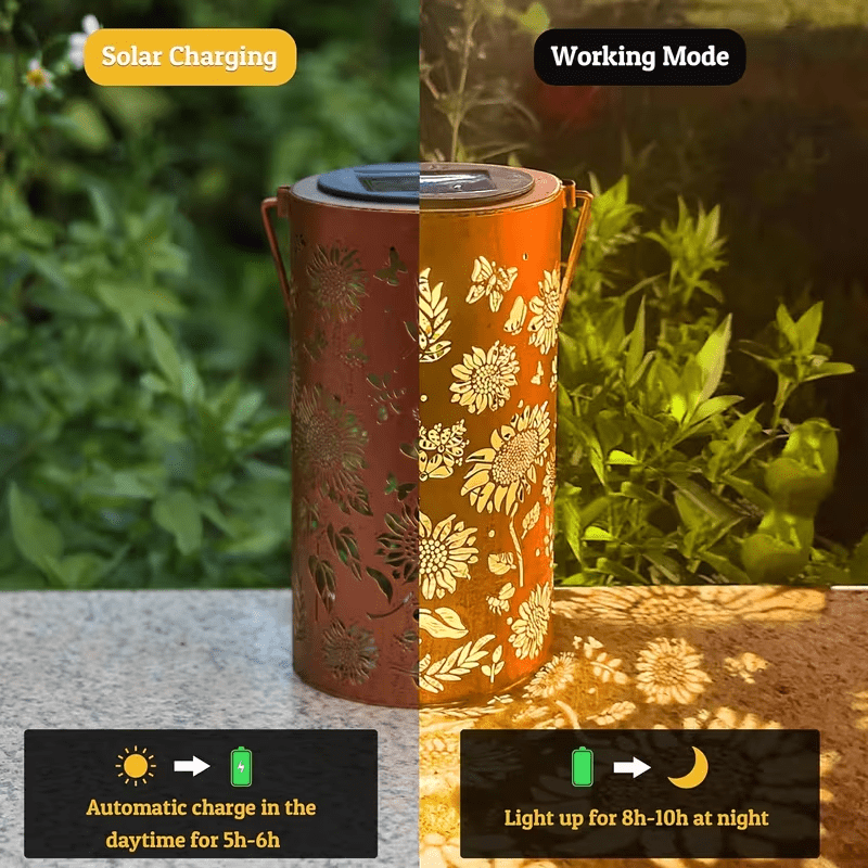 Solar Garden Lanterns, Solar Garden Lights for Outdoor, Hanging Solar Light with Auto On at Dusk, Outdoor Lighting_09