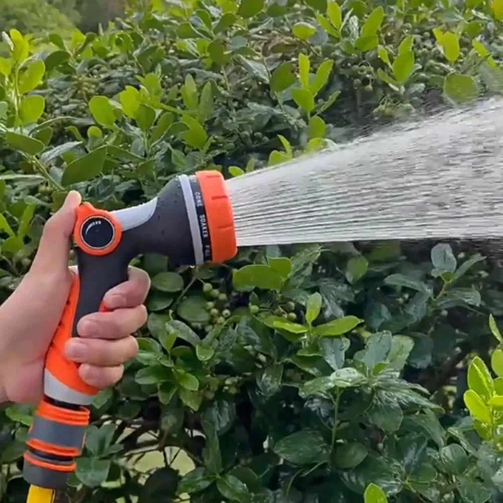 Watering Gun with 10 Spray Patterns, Hosepipe Spray Gun with Flow Control, Garden Hose Nozzle for Car Washing_14