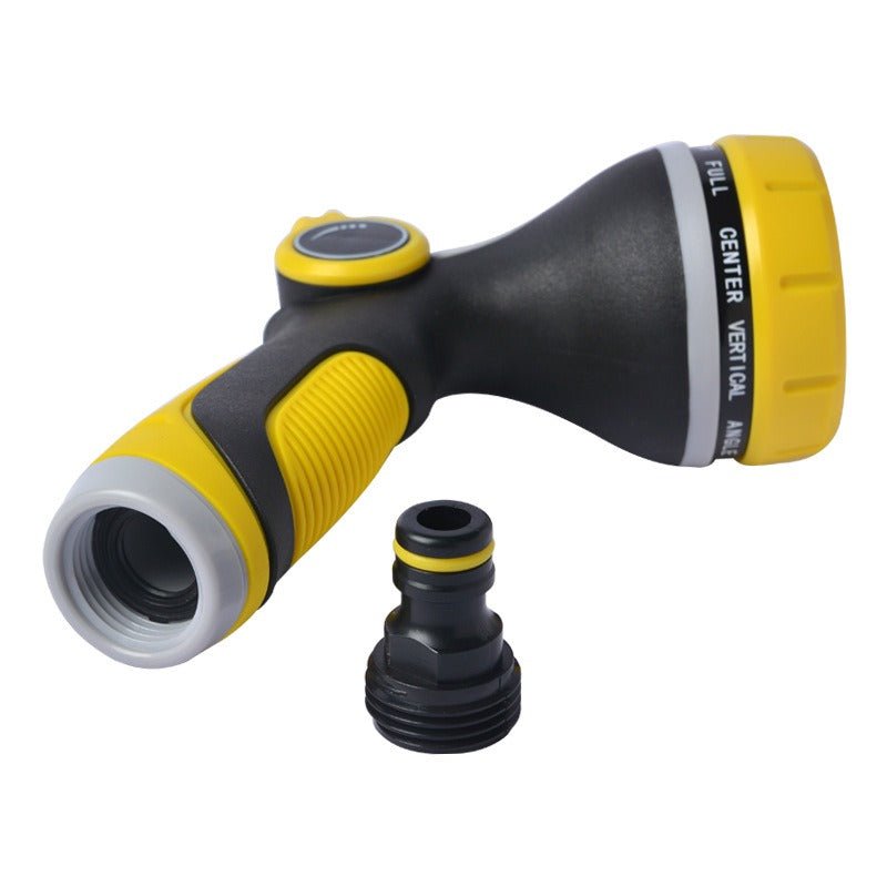 Watering Gun with 10 Spray Patterns, Hosepipe Spray Gun with Flow Control, Garden Hose Nozzle for Car Washing_03