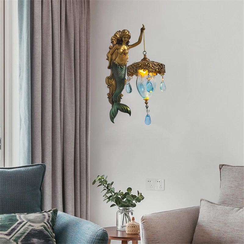 Indoor Wall Light, Vintage Wall Lamp for Hallway, Living Room Wall Light with Warm LED for Bedroom Lighting_07