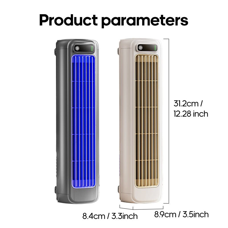 Portable Fan with 3 Speed Settings, Cordless Mini Table Fan for Bedroom and Office – image 9