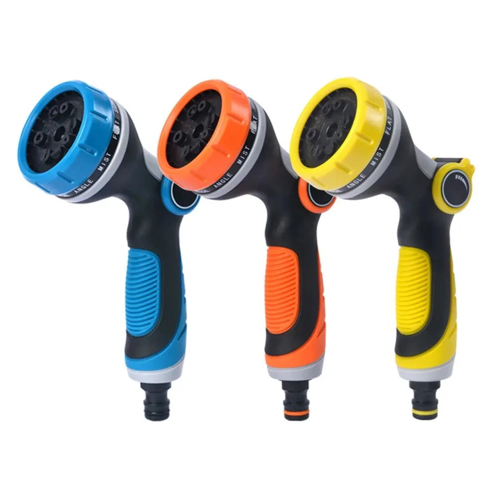 Watering Gun with 10 Spray Patterns, Hosepipe Spray Gun with Flow Control, Garden Hose Nozzle for Car Washing_11