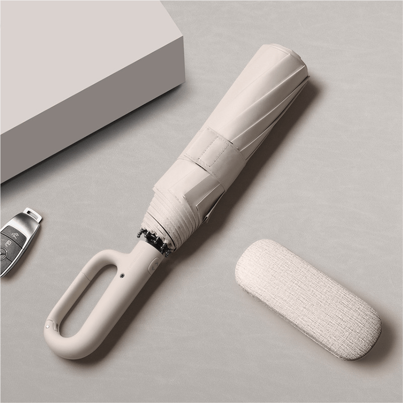 Windproof Umbrella, Automatic Folding Umbrella with One Hand Open and Close, Compact Umbrella for Travel and Strong Wind_12