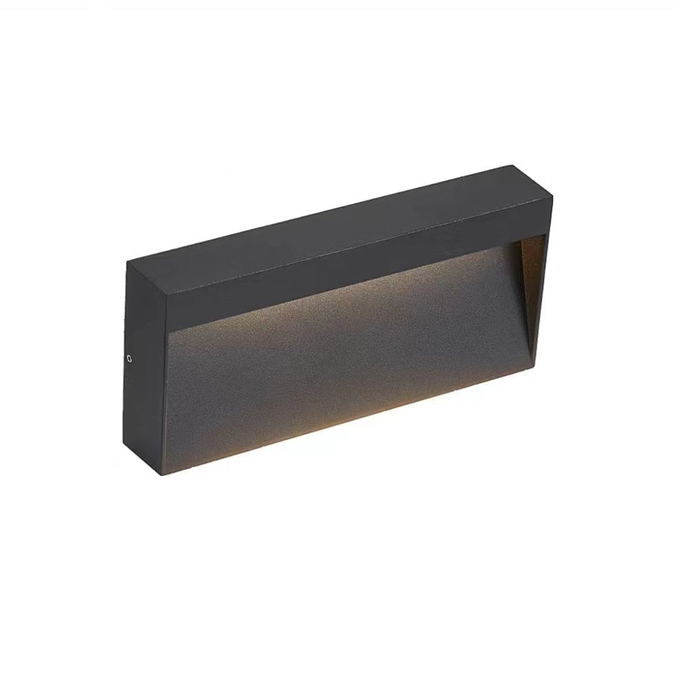 Outdoor Wall Lights, Modern Black Exterior Wall Light in Aluminium and Acrylic, Outdoor Lights for House and Garden_11