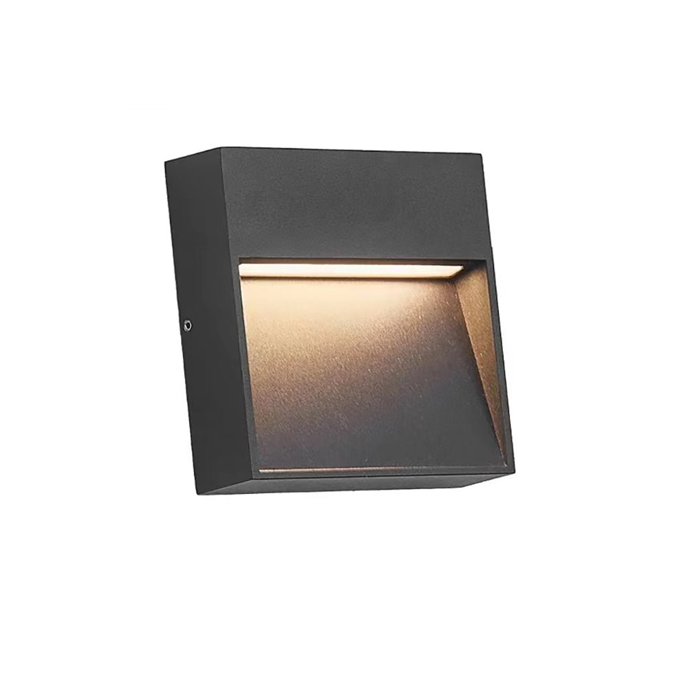 Outdoor Wall Lights, Modern Black Exterior Wall Light in Aluminium and Acrylic, Outdoor Lights for House and Garden_12