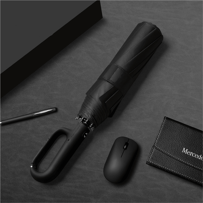 Windproof Umbrella, Automatic Folding Umbrella with One Hand Open and Close, Compact Umbrella for Travel and Strong Wind_11