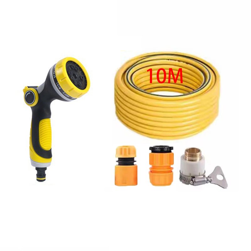 Watering Gun with 10 Spray Patterns, Hosepipe Spray Gun with Flow Control, Garden Hose Nozzle for Car Washing_09