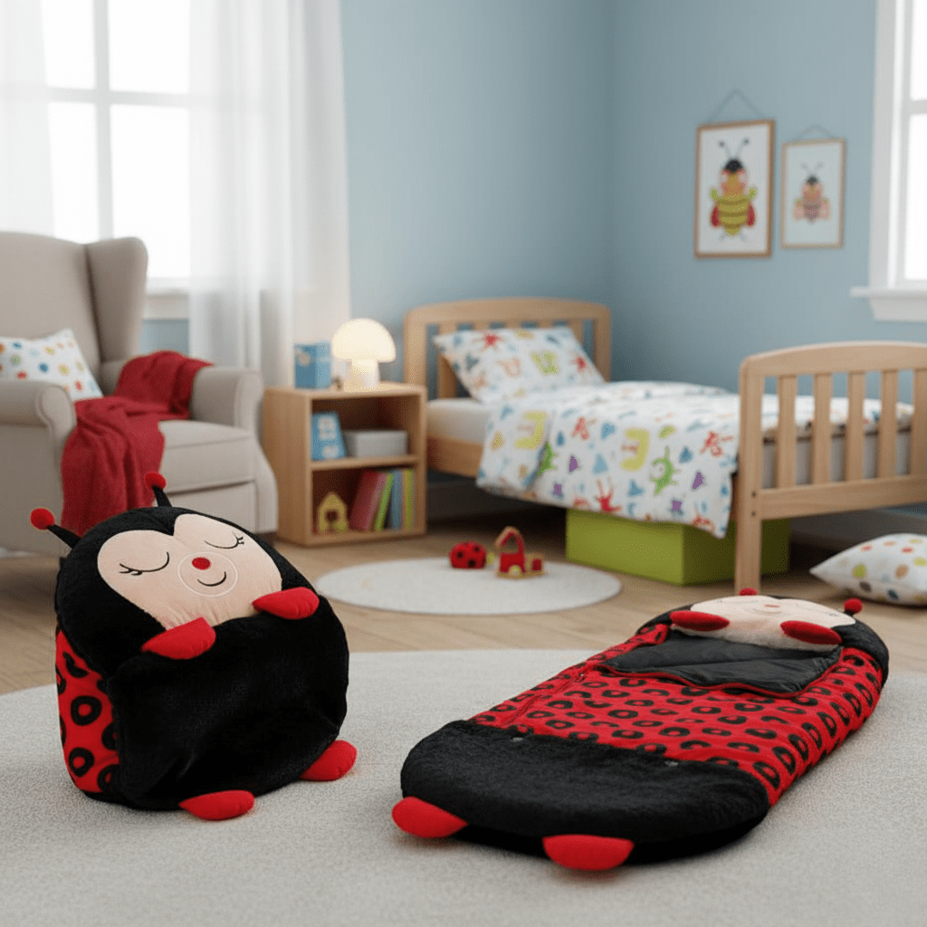 Kids Sleeping Bag with Pillow, Animal Sleeping Bag and Soft Toy 2 in 1, Plush Toy Stuffed Animal for Sleepovers