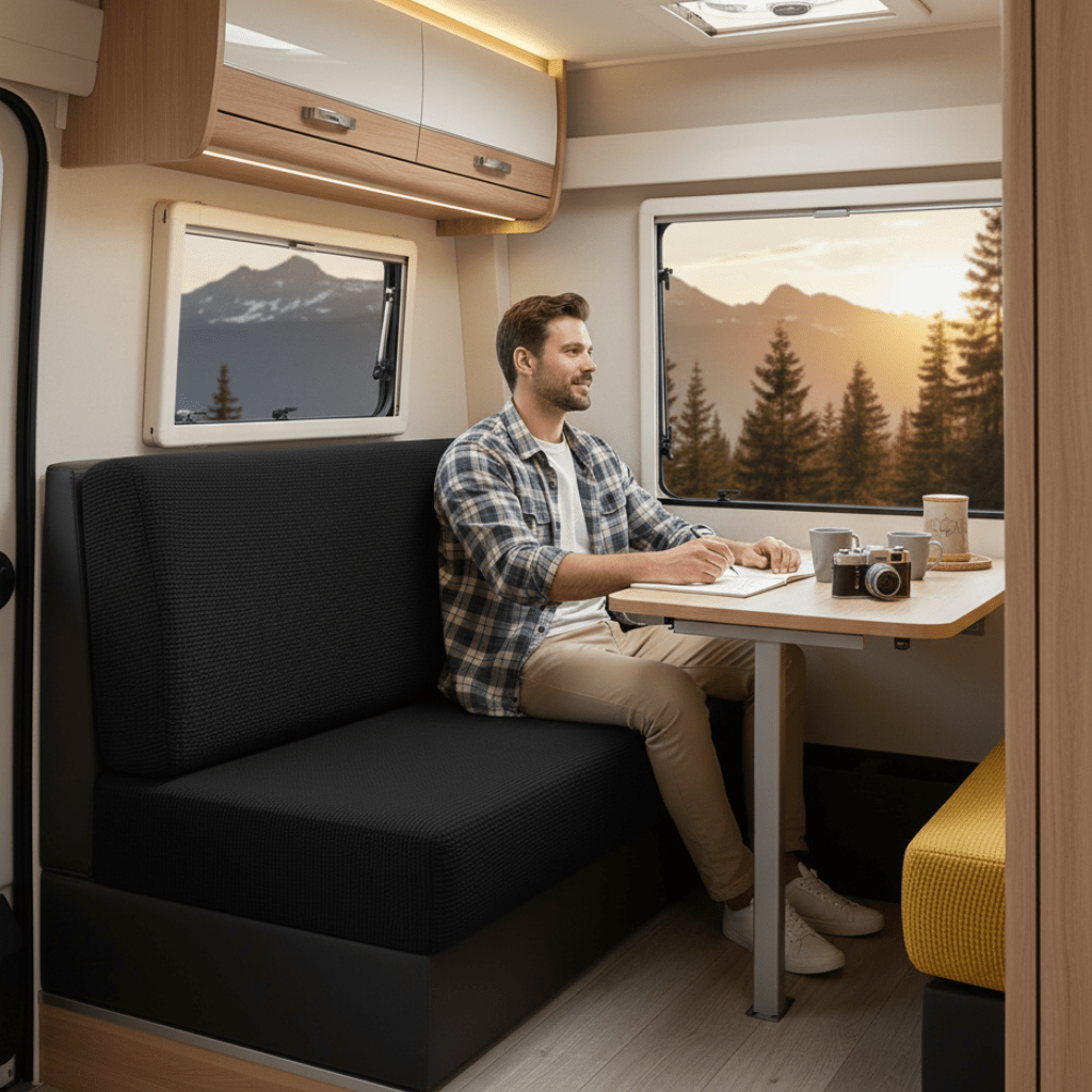 Motorhome Seat Covers with Backrest Cover – image 5