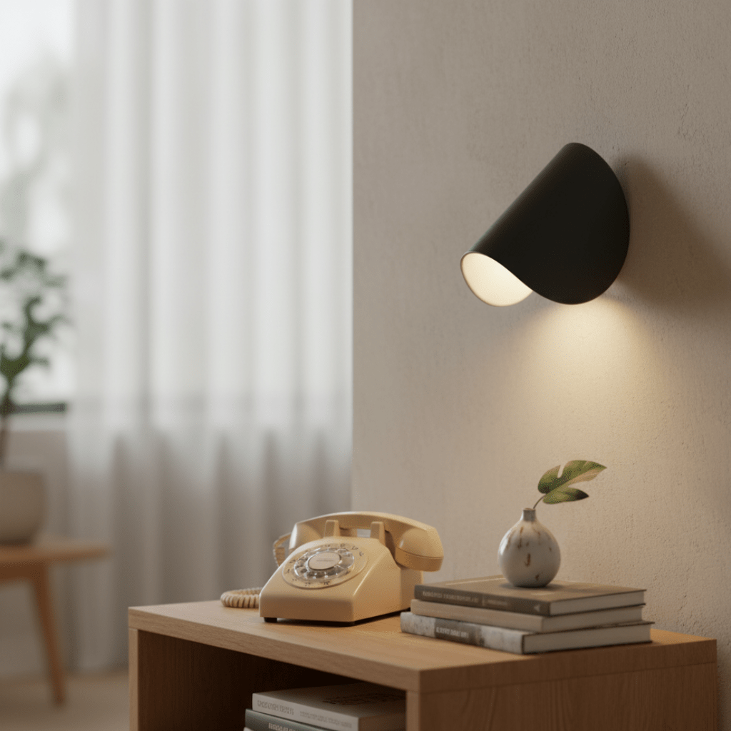 Wall Light for Living Room, LED Bedside Reading Light, Rotating Wall Sconce, Modern Wall Lamp in Metal_00
