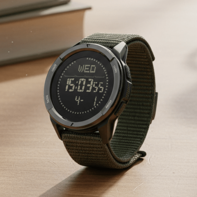 Digital Watch with Stopwatch and Alarm, Water Resistant Sports Watch with Backlight, Shockproof Outdoor Watch