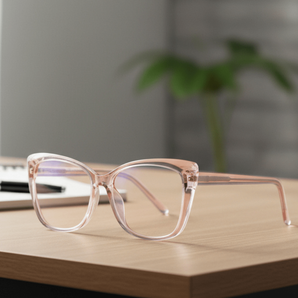 Glasses Frames for Women, Anti Blue Light Glasses, Prescription Glasses Frames, Womens Spectacles for Computer Use