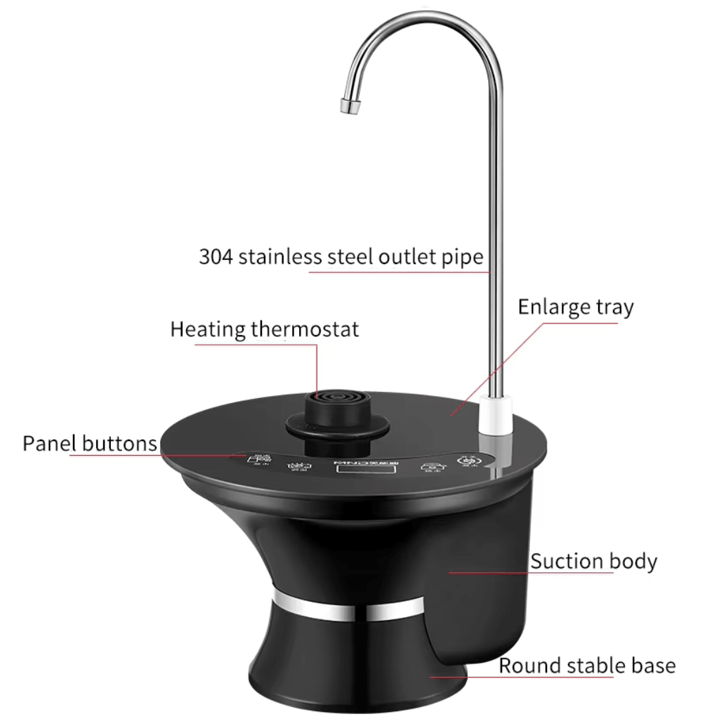Electric Kettles with Pump Dispenser, Small Table Kettle, Hot Water Dispenser for Tea and Coffee_03