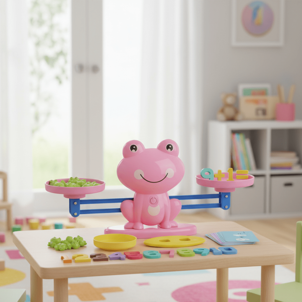 Montessori Toys, Educational Toy Balance Scale for Early Maths, Toddler Toys and Learning Resources for Age 2 Plus