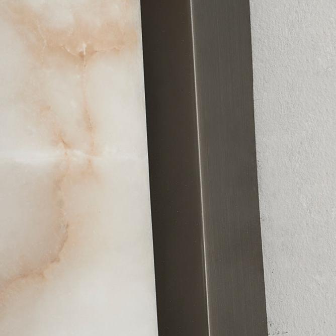 MarbleGlow | Elegant Minimalist Copper Wall Sconce Light Fixture 3