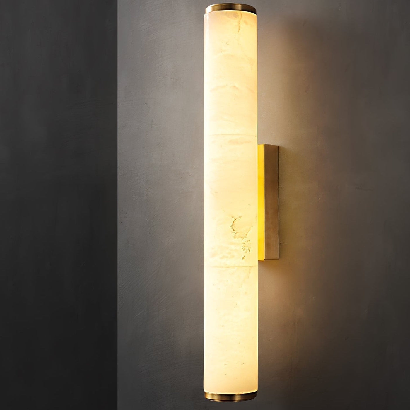 MarbleGlow | Elegant Minimalist Copper Wall Sconce Light Fixture 6