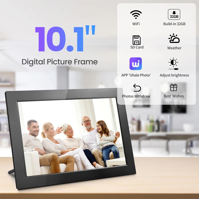 Memora | WiFi Digital Photo Frame with 25.6 cm IPS HD Touch Screen | 32GB Storage for Instant Sharing 1