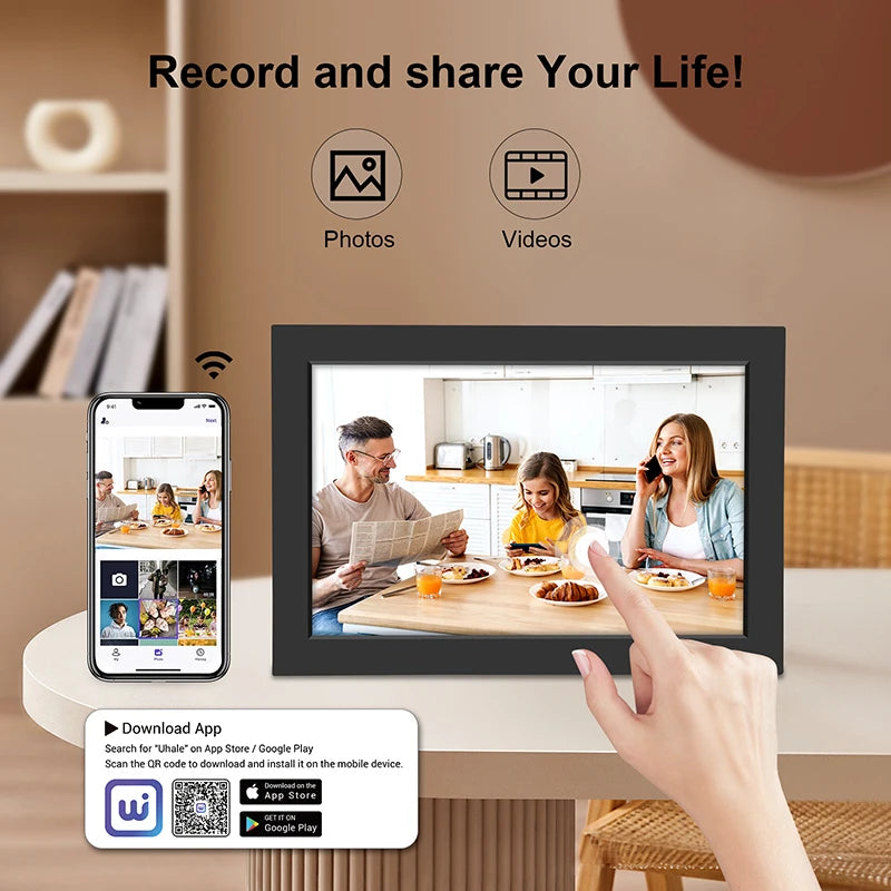 Memora | WiFi Digital Photo Frame with 25.6 cm IPS HD Touch Screen | 32GB Storage for Instant Sharing 3