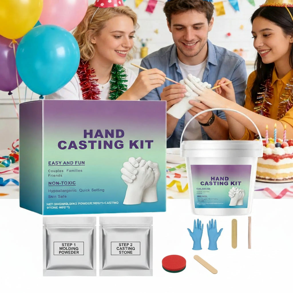 Memorable Moments | Hand Casting Kit for Family Keepsake with Easy DIY Process | Perfect Gift for Special Occasions