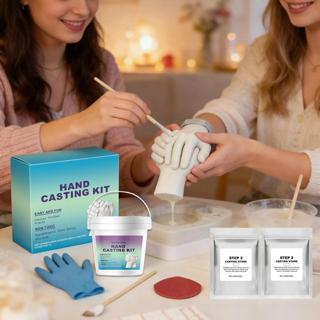 Memorable Moments | Hand Casting Kit for Family Keepsake with Easy DIY Process | Perfect Gift for Special Occasions