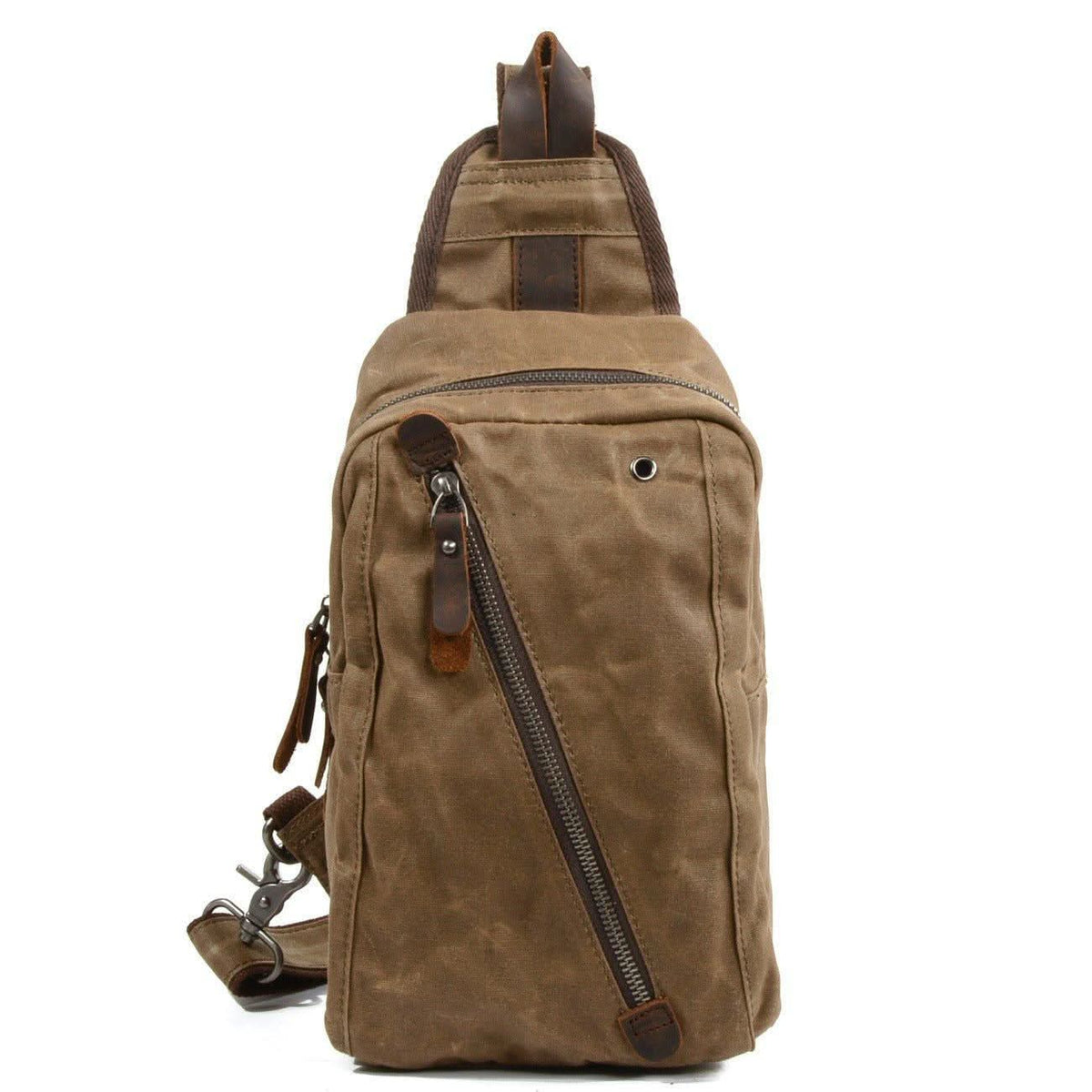 Canvas Sling Backpack, Travel Sling Bag for Everyday Use – image 9