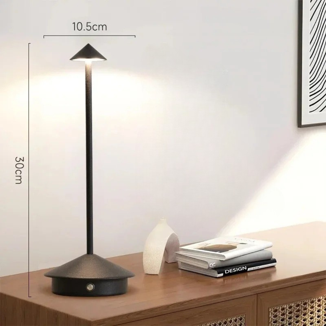 Milo Cordless Table Lamp | Rechargeable Aluminium with Adjustable Lighting 0
