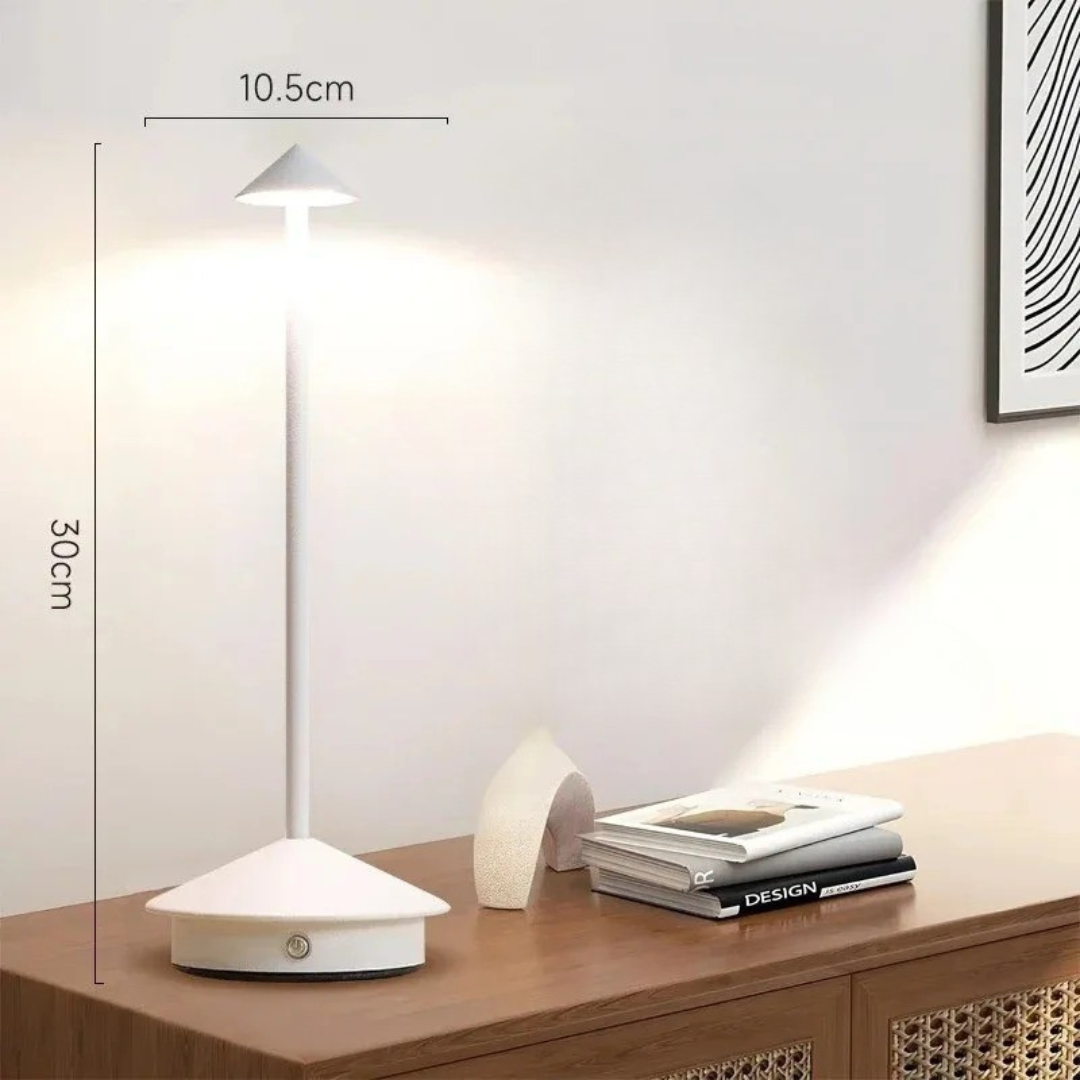 Milo Cordless Table Lamp | Rechargeable Aluminium with Adjustable Lighting 5