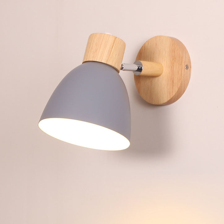 Milo Wall Sconce | Modern Minimalist Wooden Cone Design 10