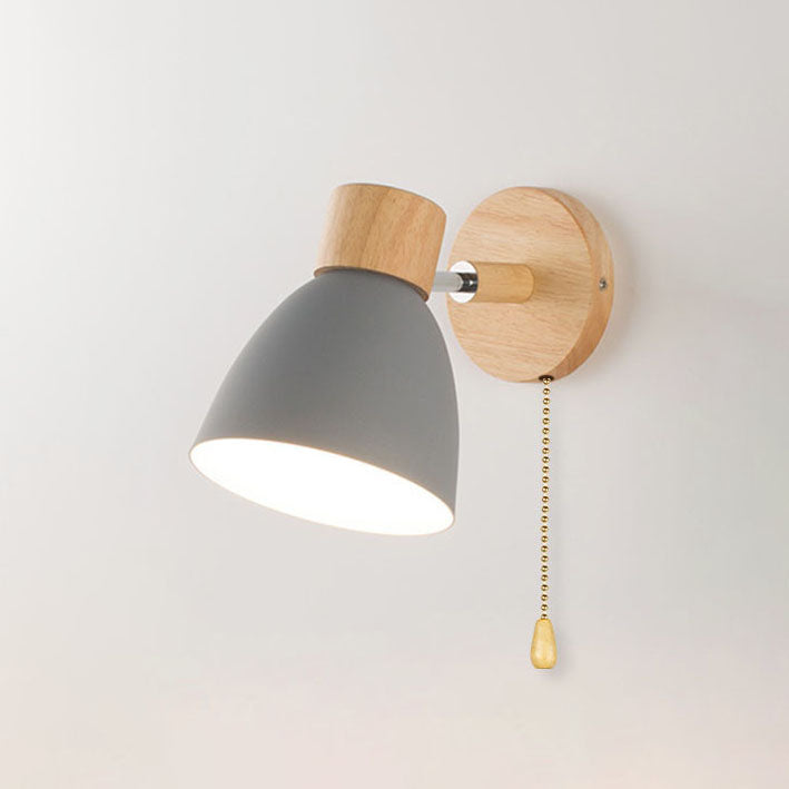 Milo Wall Sconce | Modern Minimalist Wooden Cone Design 11