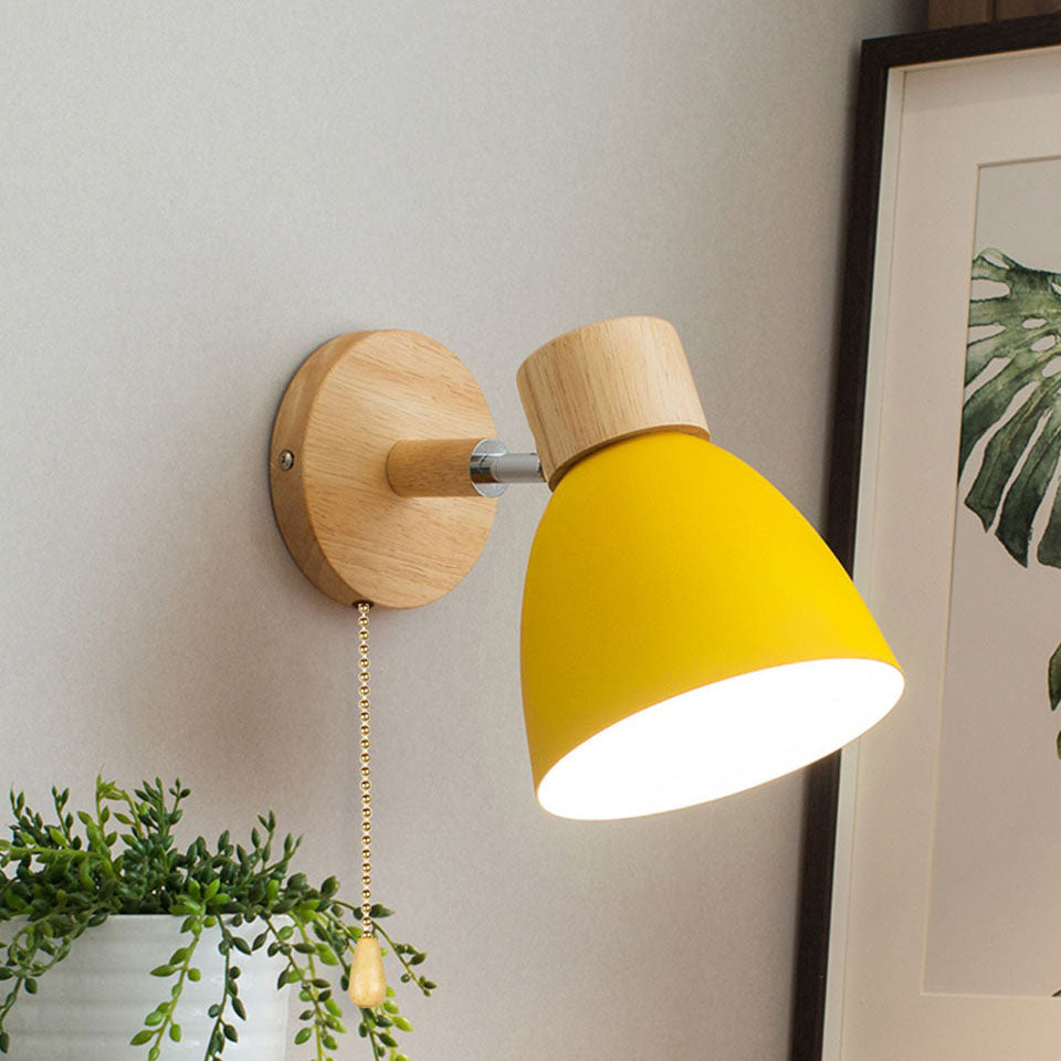 Milo Wall Sconce | Modern Minimalist Wooden Cone Design 2