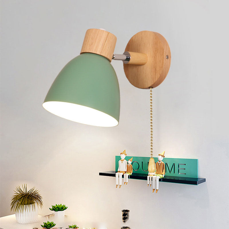 Milo Wall Sconce | Modern Minimalist Wooden Cone Design 4