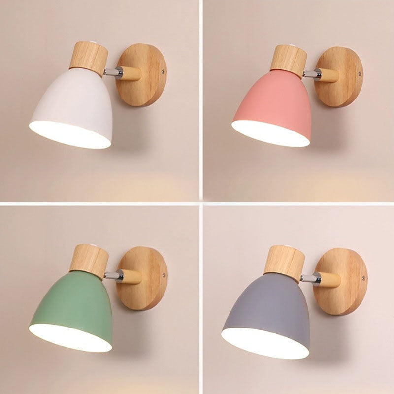 Milo Wall Sconce | Modern Minimalist Wooden Cone Design 5