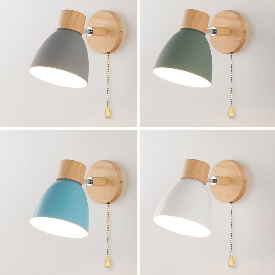 Milo Wall Sconce | Modern Minimalist Wooden Cone Design 6