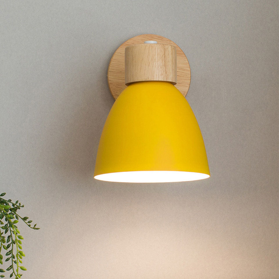 Milo Wall Sconce | Modern Minimalist Wooden Cone Design 8