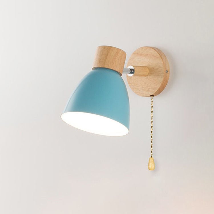 Milo Wall Sconce | Modern Minimalist Wooden Cone Design 9